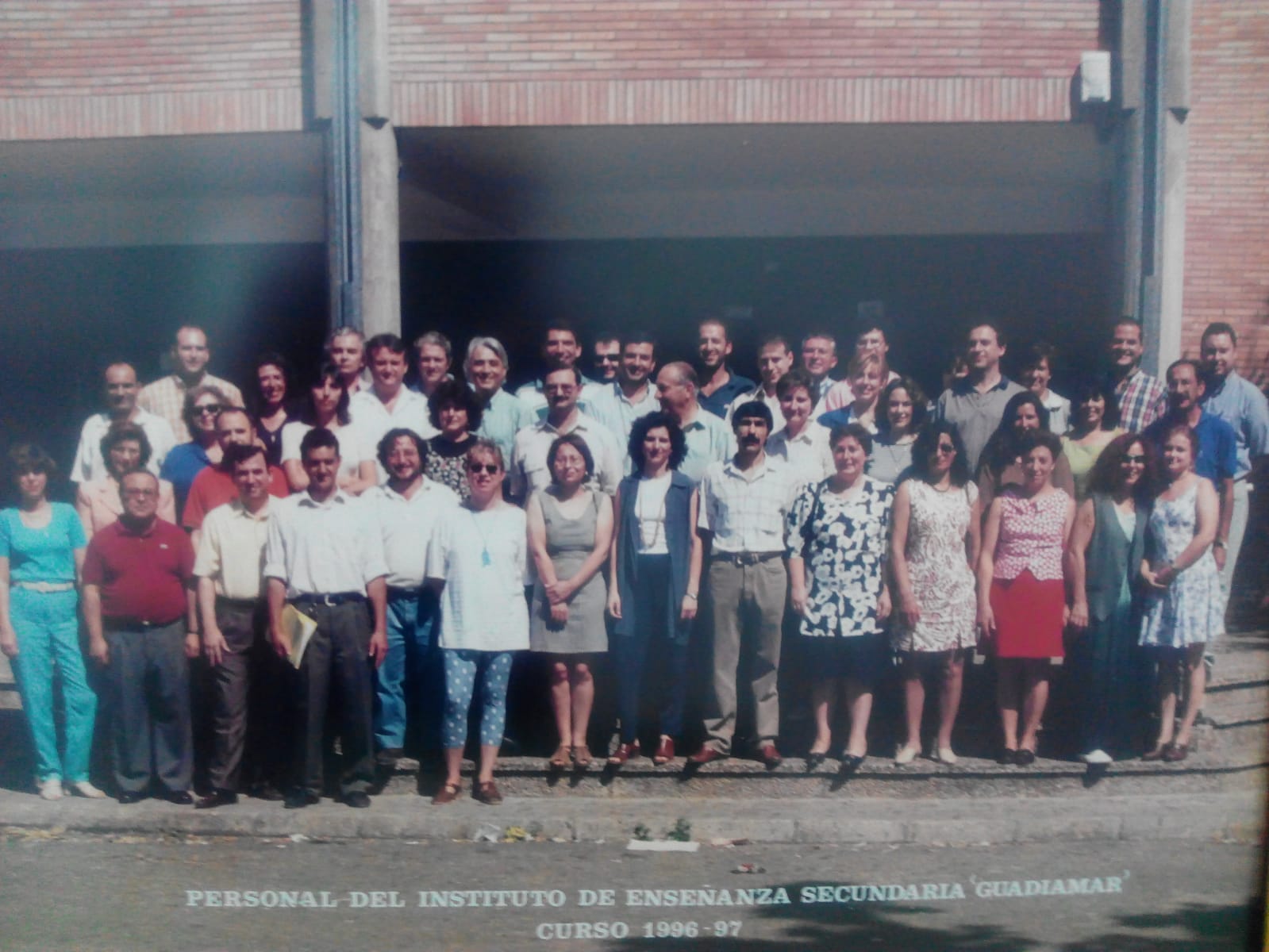 Personal del IES Guadiamar en el curso 1996- 1997